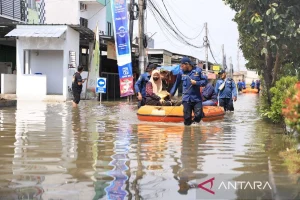 Banjir di 16 Titik Tangerang Selatan Mulai Surut pada Selasa Pagi