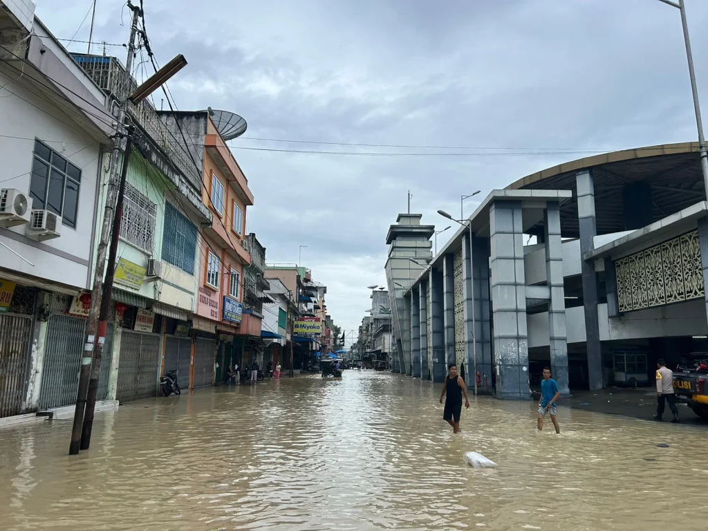 Banjir Merendam 4 Kecamatan di Tebing Tinggi, 3.539 Warga Terdampak