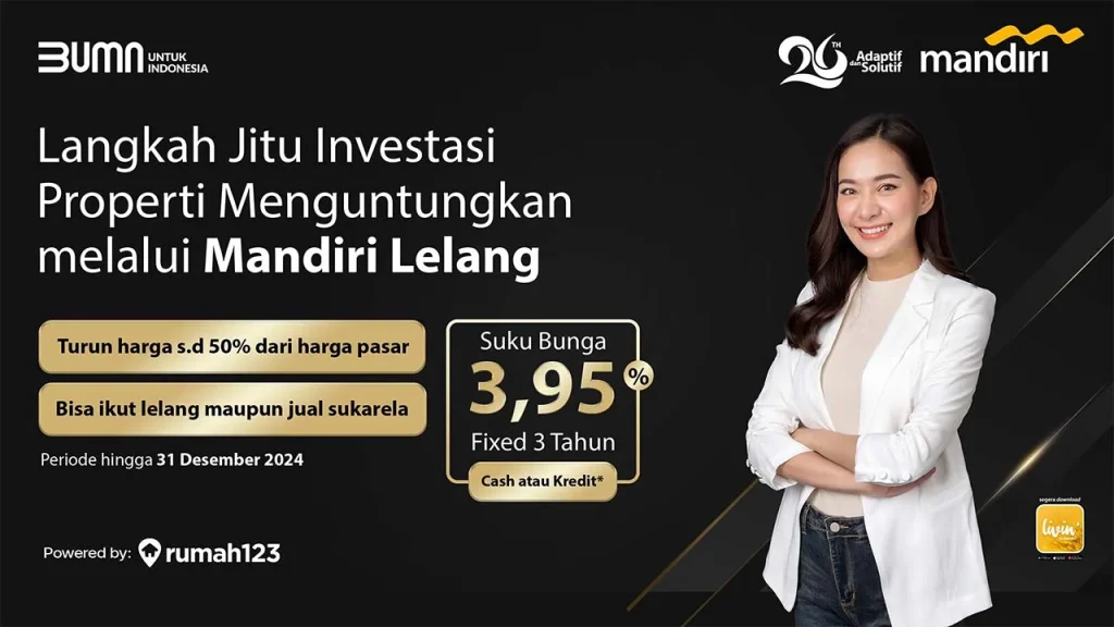 Bank Mandiri Umumkan Mandiri Lelang Festival 2026 dengan Harga Kompetitif