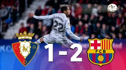 Barcelona Kalahkan Osasuna 2-1, Gol Telat Bawa Klub Dekati Gelar La Liga