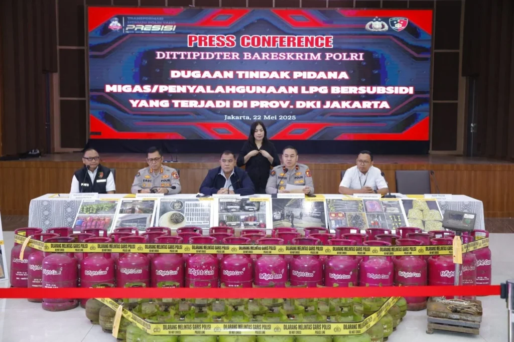 Bareskrim Bongkar Jaringan LPG Subsidi Ilegal di Klaten, Dua Tersangka Diamankan