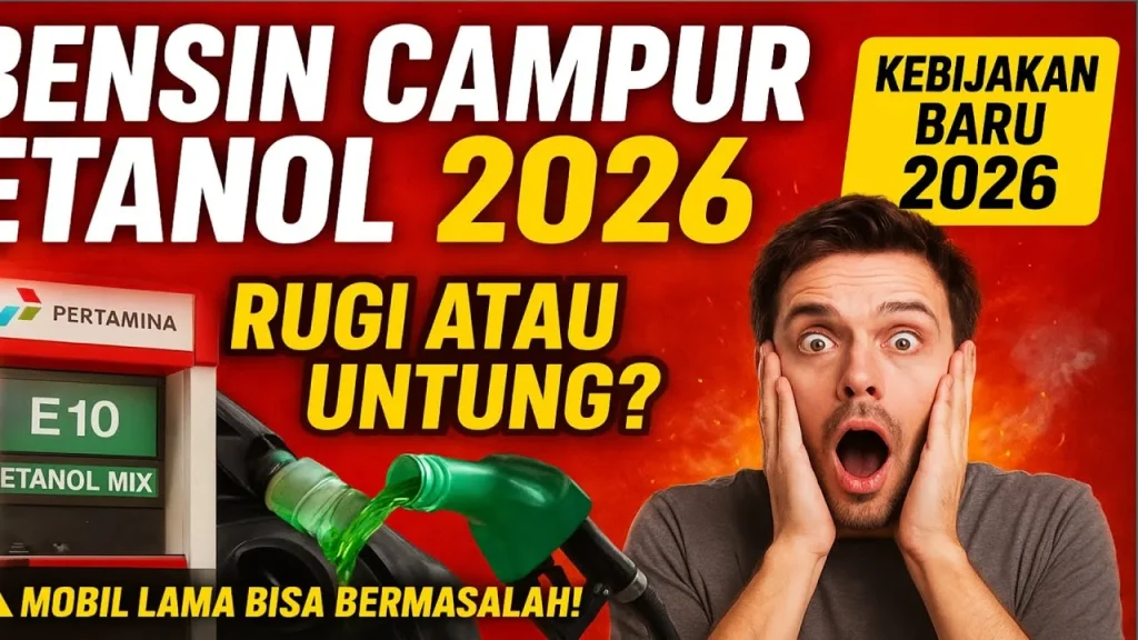 Bensin Wajib Dicampur Etanol Mulai Juli 2026