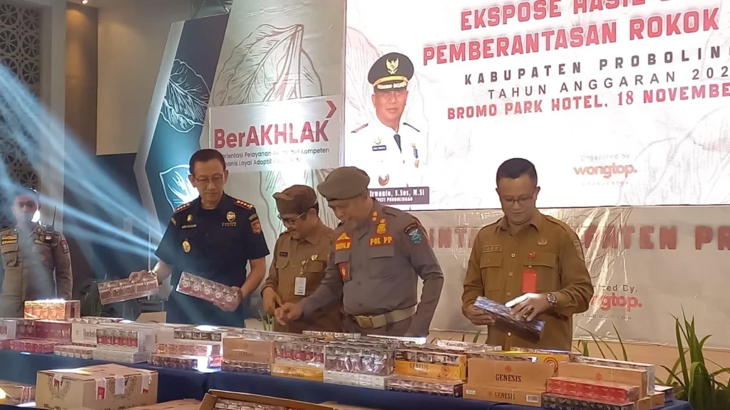 Berantas Rokok Ilegal, Bea Cukai Probolinggo Gencar Edukasi dan Perkuat Kolaborasi