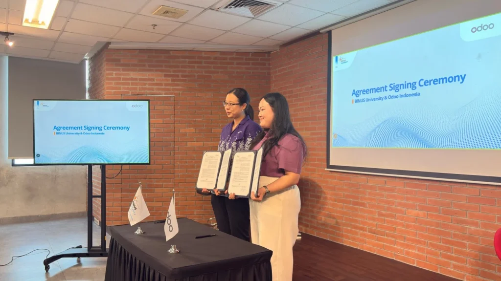 Binus Gandeng Odoo Persempit Kesenjangan Dunia Pendidikan dan Kebutuhan Industri