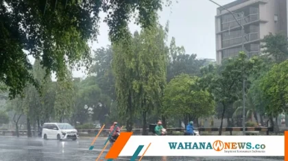 BMKG Prediksi Hujan Ringan Guyur Sebagian Wilayah Jakarta Hari Ini