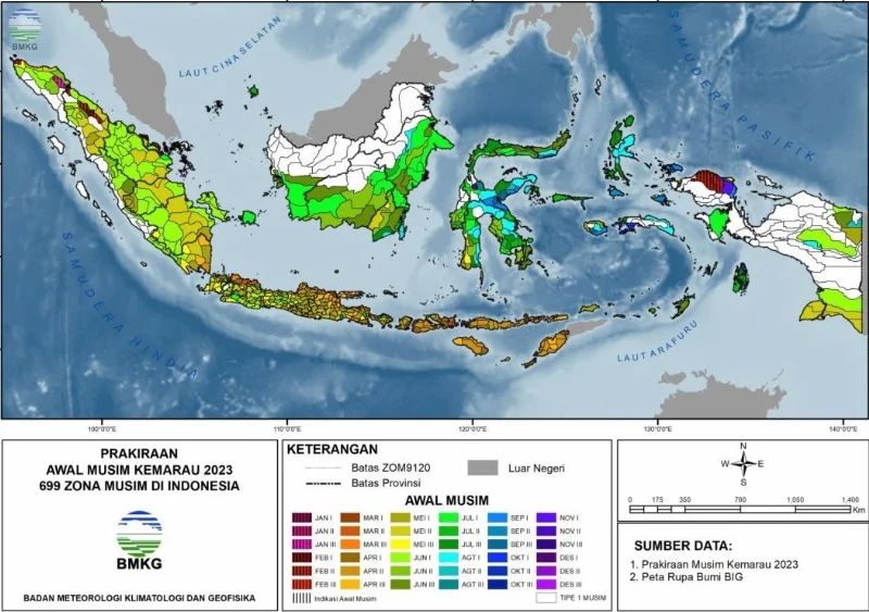 BMKG Prediksi Terjadi Dinamika Atmosfer Sepekan Terkait El Nino