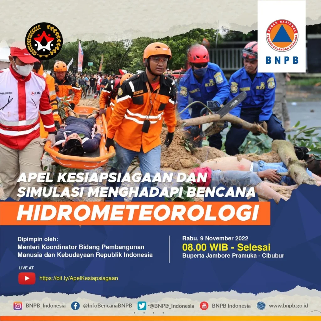 BNPB Minta Pemda dan Masyarakat Siapkan Diri Terhadap Potensi Bencana Hidrometeorologi