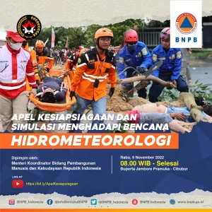 BNPB Minta Pemda dan Masyarakat Siapkan Diri Terhadap Potensi Bencana Hidrometeorologi