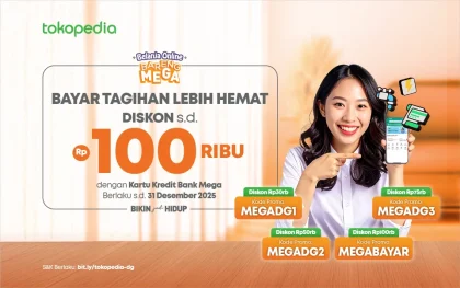 BRI Hadirkan Promo Diskon Rp100 Ribu di Tokopedia, Belanja Akhir Pekan Lebih Hemat!