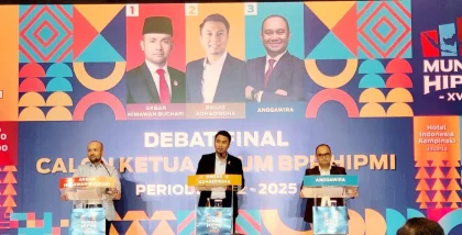 Debat Perdana Caketum BPP HIPMI 2026-2029 Bahas Visi Ekonomi Nasional