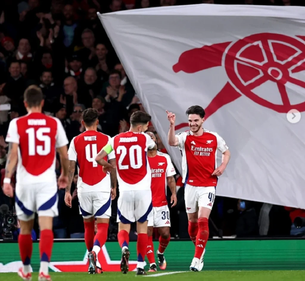 Declan Rice Puji Fans Arsenal sebagai Sumber Kekuatan Tim di Semifinal Liga Champions