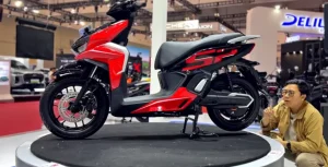 Desain Indomobil Emotor Sprinto: Skutik Listrik dengan Gaya Konvensional