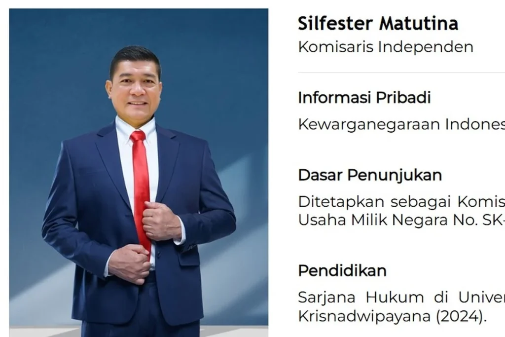 Desak Prabowo Copot Silfester Matutina dari Komisaris BUMN