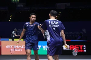Fajar Alfian/Muhammad Shohibul Fikri Lolos ke Babak 16 Besar Singapore Open 2026