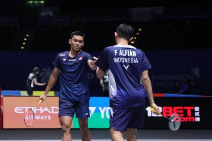 Fajar Alfian/Muhammad Shohibul Fikri Lolos ke Babak 16 Besar Singapore Open 2026