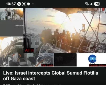 FOZ Kecam Intersepsi Kapal Bantuan dan Penculikan Aktivis oleh Militer Israel