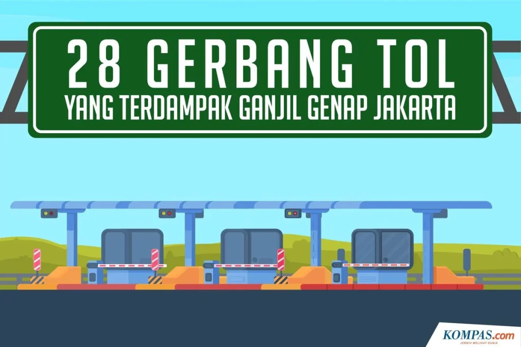 Ganjil Genap Jakarta: 28 Akses Gerbang Tol yang Terkena Dampak