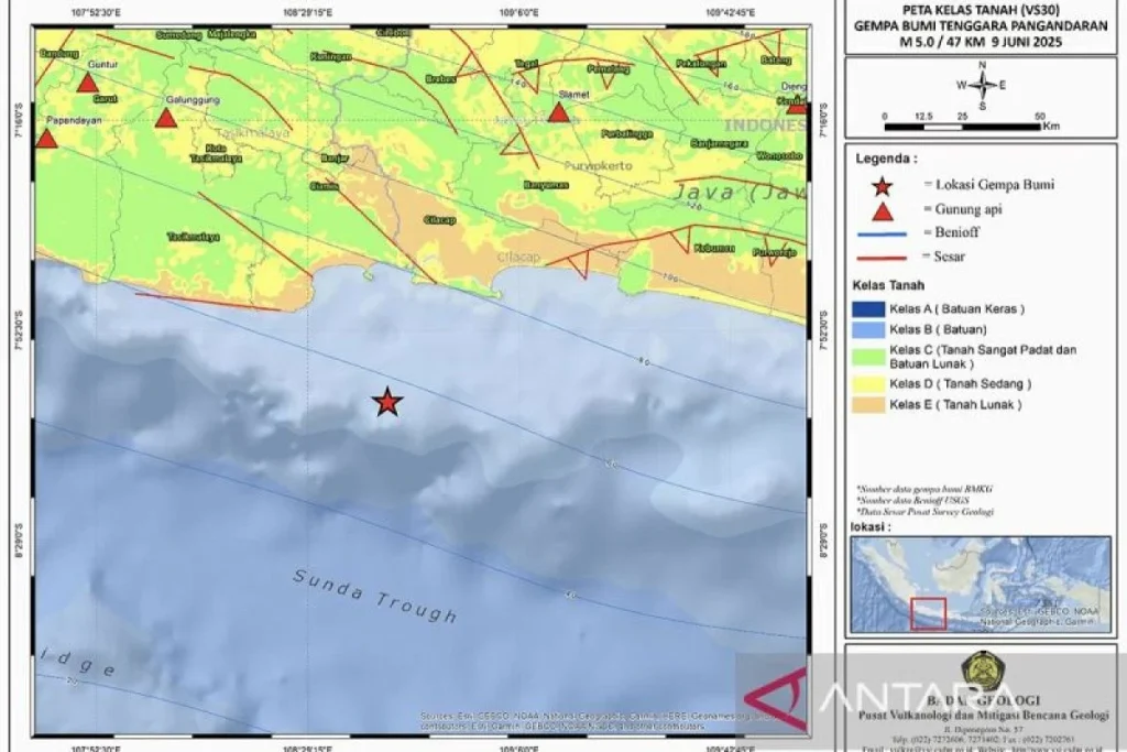 Gempa Magnitudo 3,0 Landa Pangandaran, Masyarakat Diamkan Tenang
