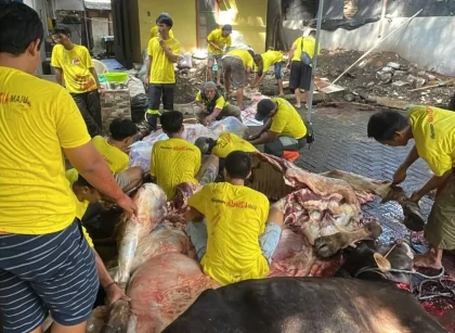 Golkar DKI Kurban 117 Ekor, Zaki Iskandar Ajak Masyarakat Bangun Semangat Saling Peduli