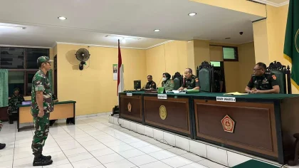 Hakim Pengadilan Militer Sebut Cara Pelaku Siram Andrie Yunus 'Goblok'