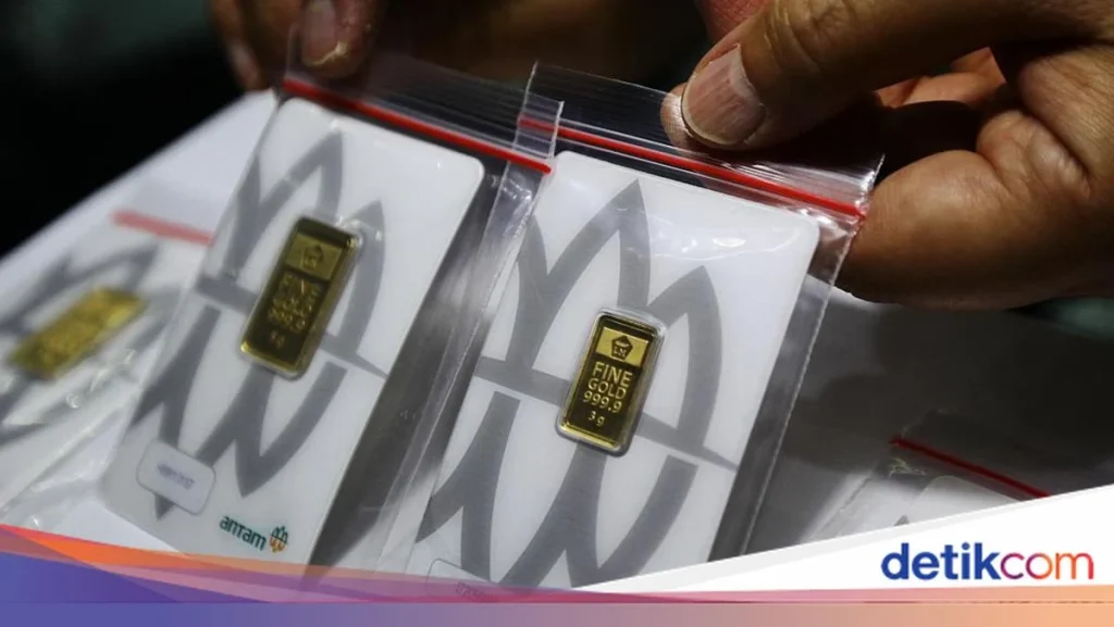 Harga Emas Batangan Tinggi, 1 Gram Rp2,79 Juta