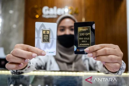 Harga emas hari ini 6 Mei 2026 di Pegadaian Turun Lagi: Antam, UBS, Galeri24