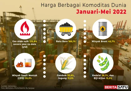 Harga Komoditas Naik: Minyak Mentah, CPO, Nikel, dan Timah Menguat