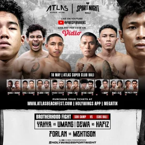 Holywings Sport Night 9: Saroha vs Jordan Siap Bertarung
