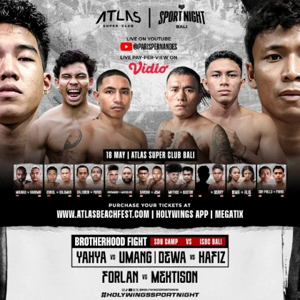 Holywings Sport Night 9: Saroha vs Jordan Siap Bertarung
