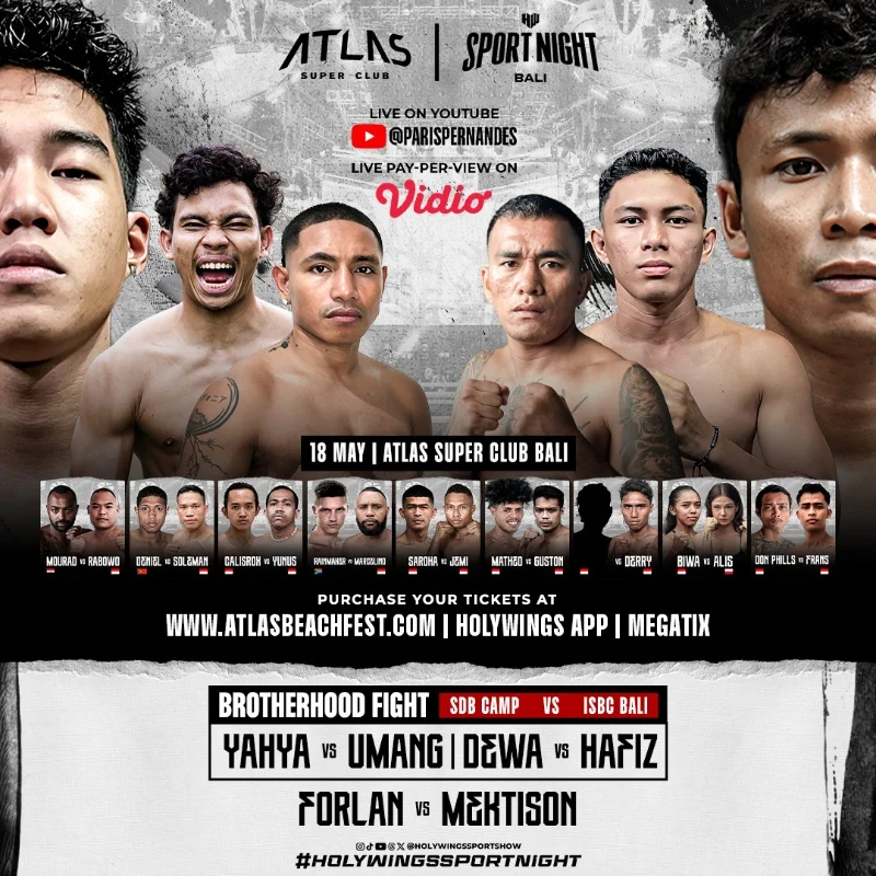 Holywings Sport Night 9: Saroha vs Jordan Siap Bertarung
