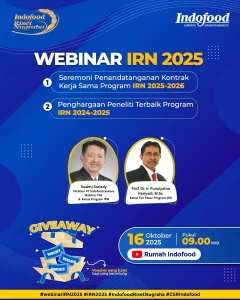 Indofood Riset Nugraha Wujudkan Peneliti Muda Scientific-preneur