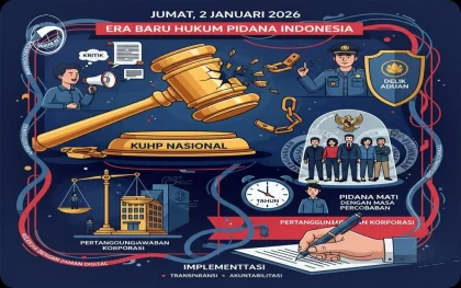 Indonesia Masuki Era Baru Hukum Pidana Nasional Lebih Humanis