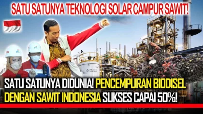Indonesia Satu-satunya Negara yang Menggunakan BBM Solar Campur Sawit 50% B50