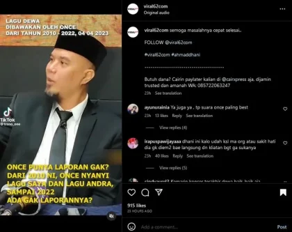 Instagram Ahmad Dhani Hilang, Pakai Akun Dewa 19 untuk Klarifikasi: Kebenaran Tak Bisa Dikubur