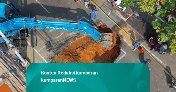 Jalan Ambles di Lenteng Agung Arah Depok: Hong yang Keropos