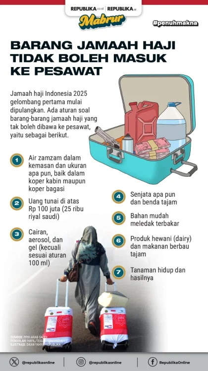 Jemaah Haji Diminta Buat Ceklis Barang sebelum ke Makkah