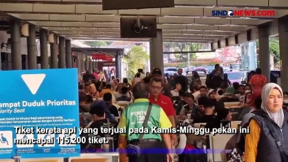 KAI Catat 504.655 Tiket Terjual Selama Libur Kenaikan Yesus Kristus