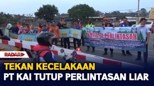 KAI Tutup 2.220 Perlintasan Liar dalam Sepuluh Tahun, Tekankan Keselamatan di Seluruh Indonesia