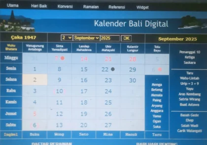 Kalender Bali Kamis 21/5: Wraspati Pon Wariga