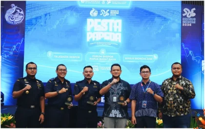 Kanwilsus Bea Cukai Papua Raih Penghargaan di Pesta Papeda 2026