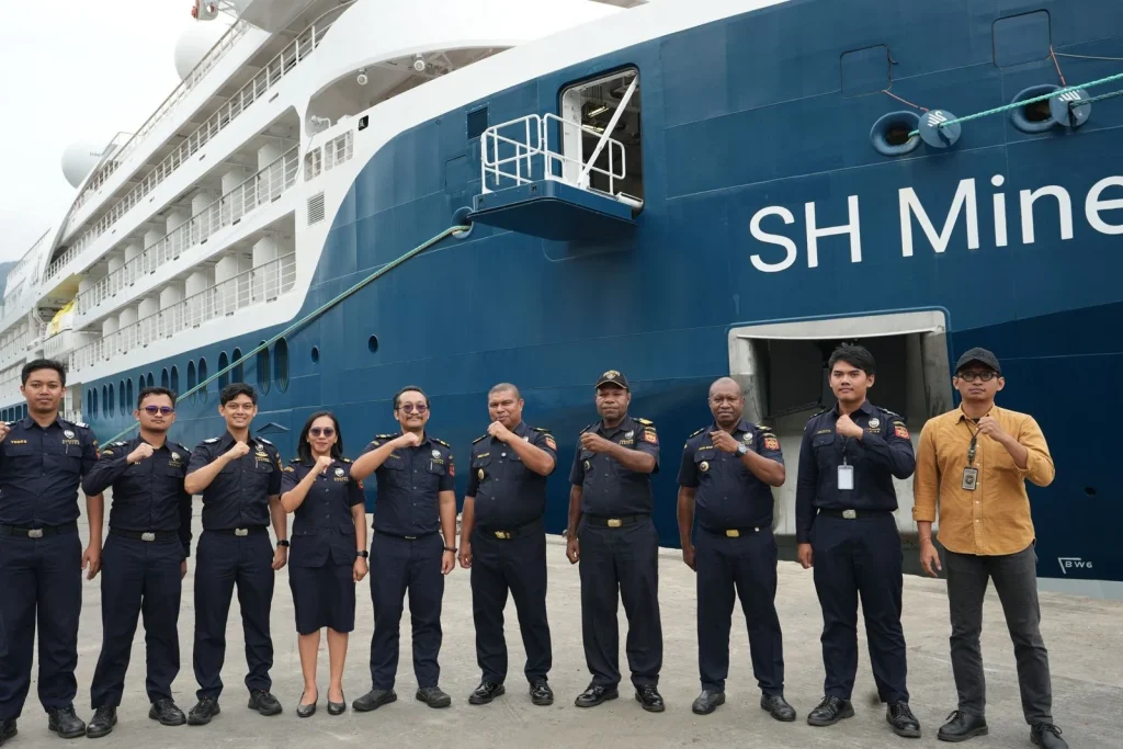 Kapal Pesiar SH Minerva Tiba di Jayapura, Bea Cukai Tingkatkan Pengawasan