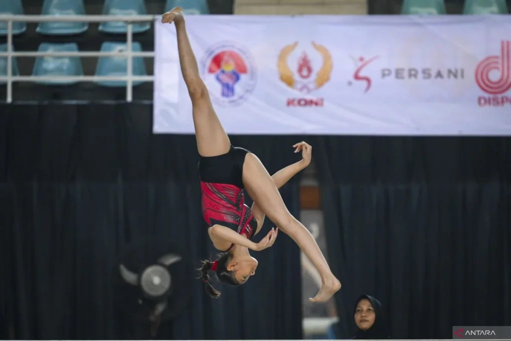 Kejurnas Gimnastik Junior‑Senior 2026 Dibuka di Bandung, 202 Atlet dari 16 Provinsi Berkompetisi