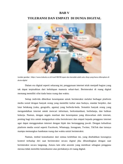 Ketika Empati Menjadi Barang Langka Di Era Digital