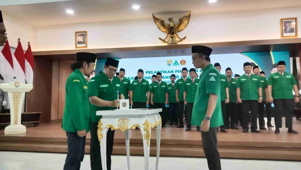 Ketua KNPI Inhil Hadiri Pelantikan PC GP Ansor Inhil, Harapkan Sinergitas Bersama