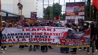 Komite Pemuda Anti Korupsi Desak BPK Audit Kredit Macet Kalla Group