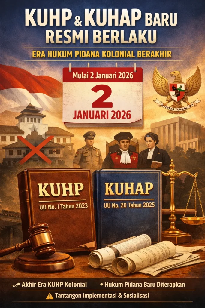 KUHP dan KUHAP Baru: Hadirkan Keadilan Sosial Bagi Rakyat Indonesia