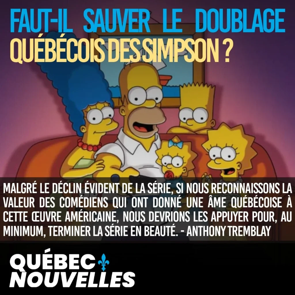 Les Simpson Québécois akan Kembali Tayang Setelah Keterjadian yang Tidak Pasti