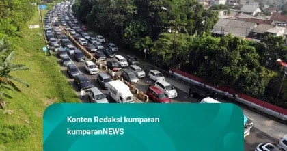 Libur Kenaikan Yesus: 10 Ribu Kendaraan Padati Jalur Puncak