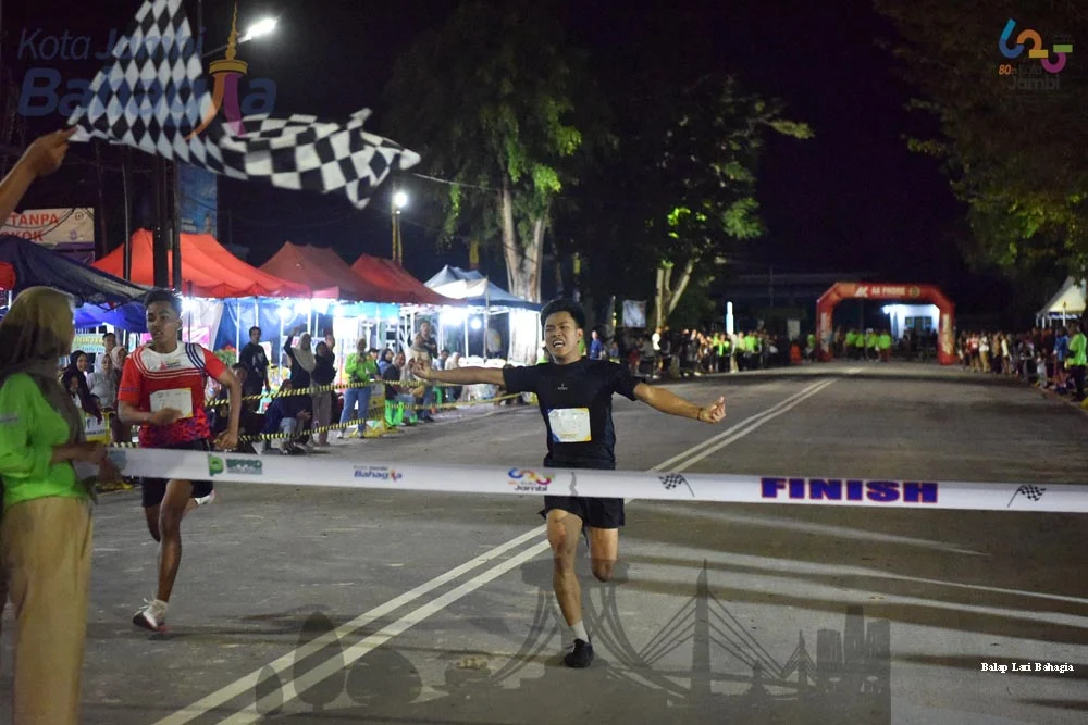 Lomba Balap Lari Bahagia di Kota Jambi Disambut Antusias