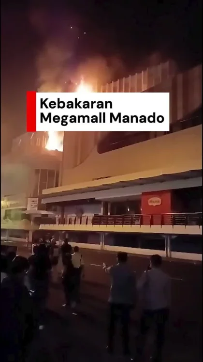 Mal Megamall Manado Terbakar, Satu Karyawan Tewas